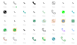 phone-icon-set